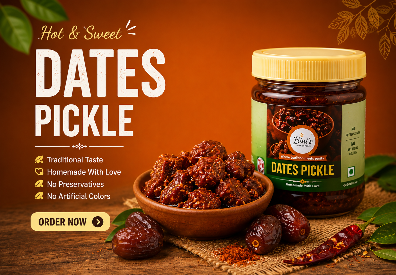 Homemade Dates Pickle
