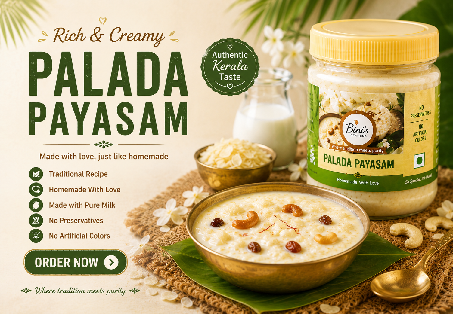 Homemade Palada Payasam